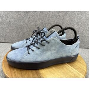 Ecco Soft 8‎ Indigo Sneakers Leather Comfort Walking Casual Women's Size 9